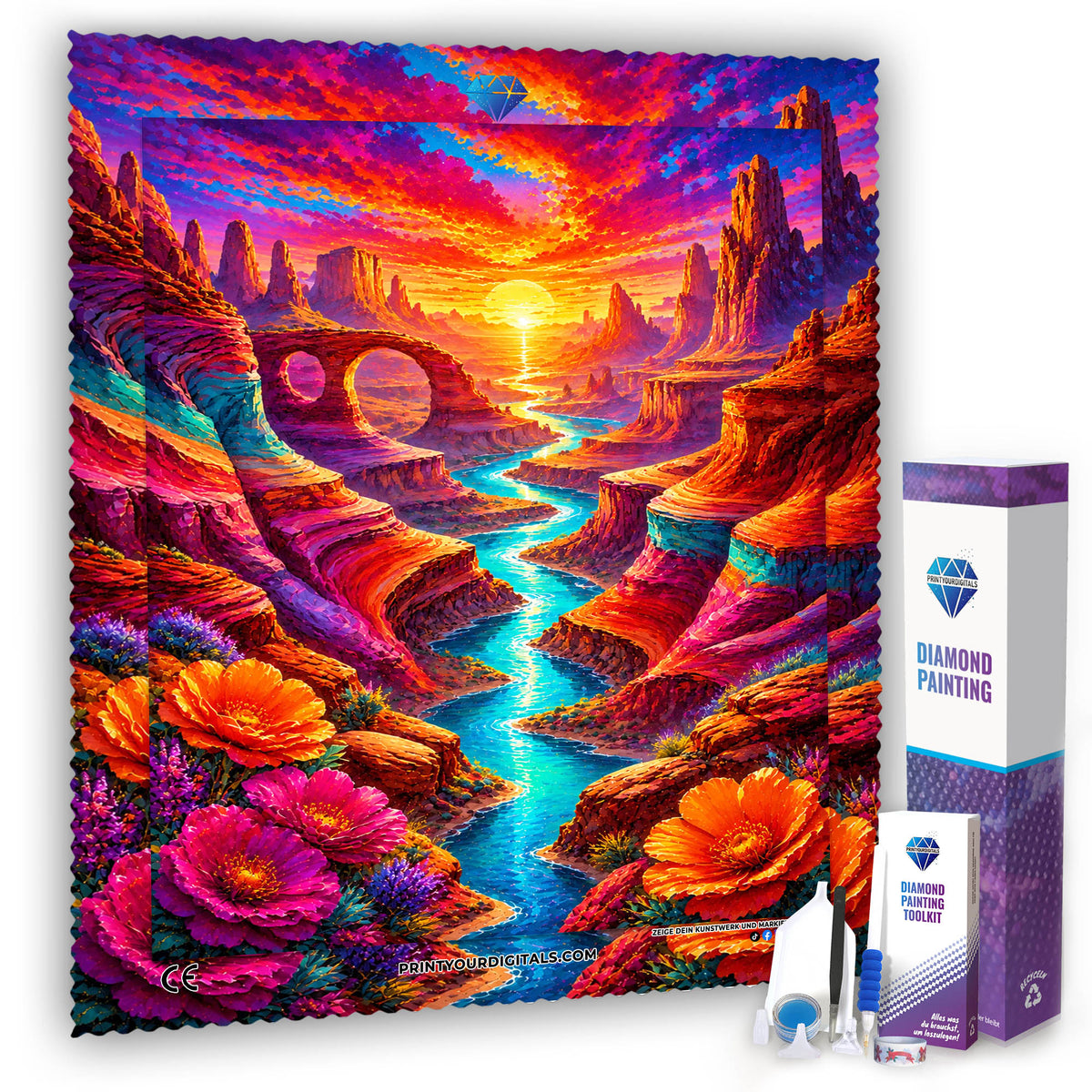 Diamond Painting - Leuchtender Canyon