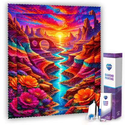 Diamond Painting - Leuchtender Canyon