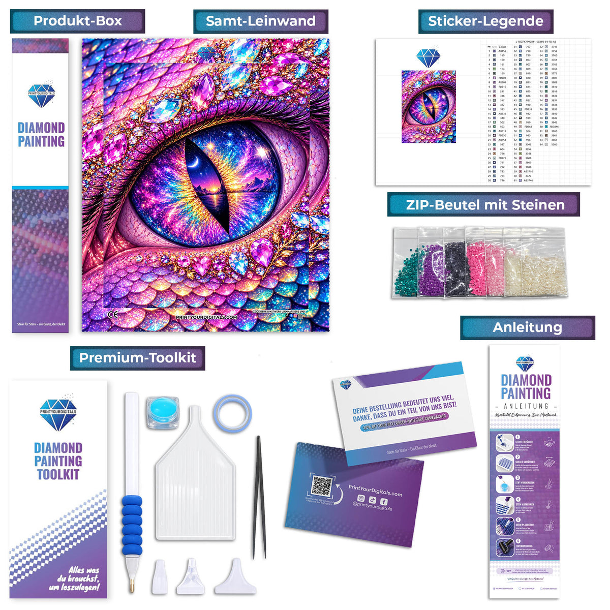 Diamond Painting – Auge der Sternenwelten