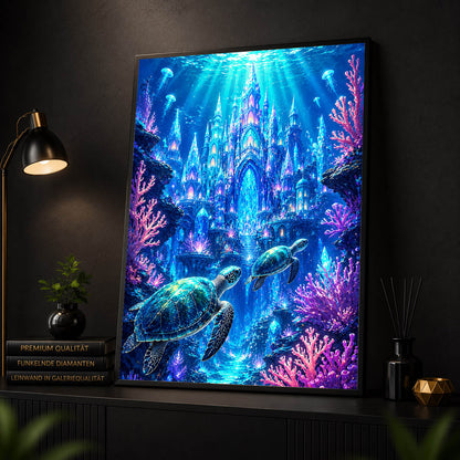 Diamond Painting - Unterwasser Kristallschloss