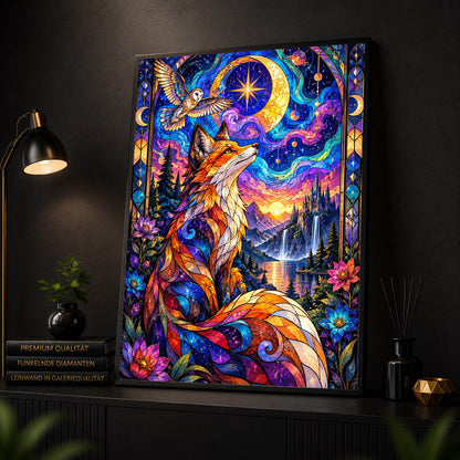 Diamond Painting - Fuchs der Himmelswelten