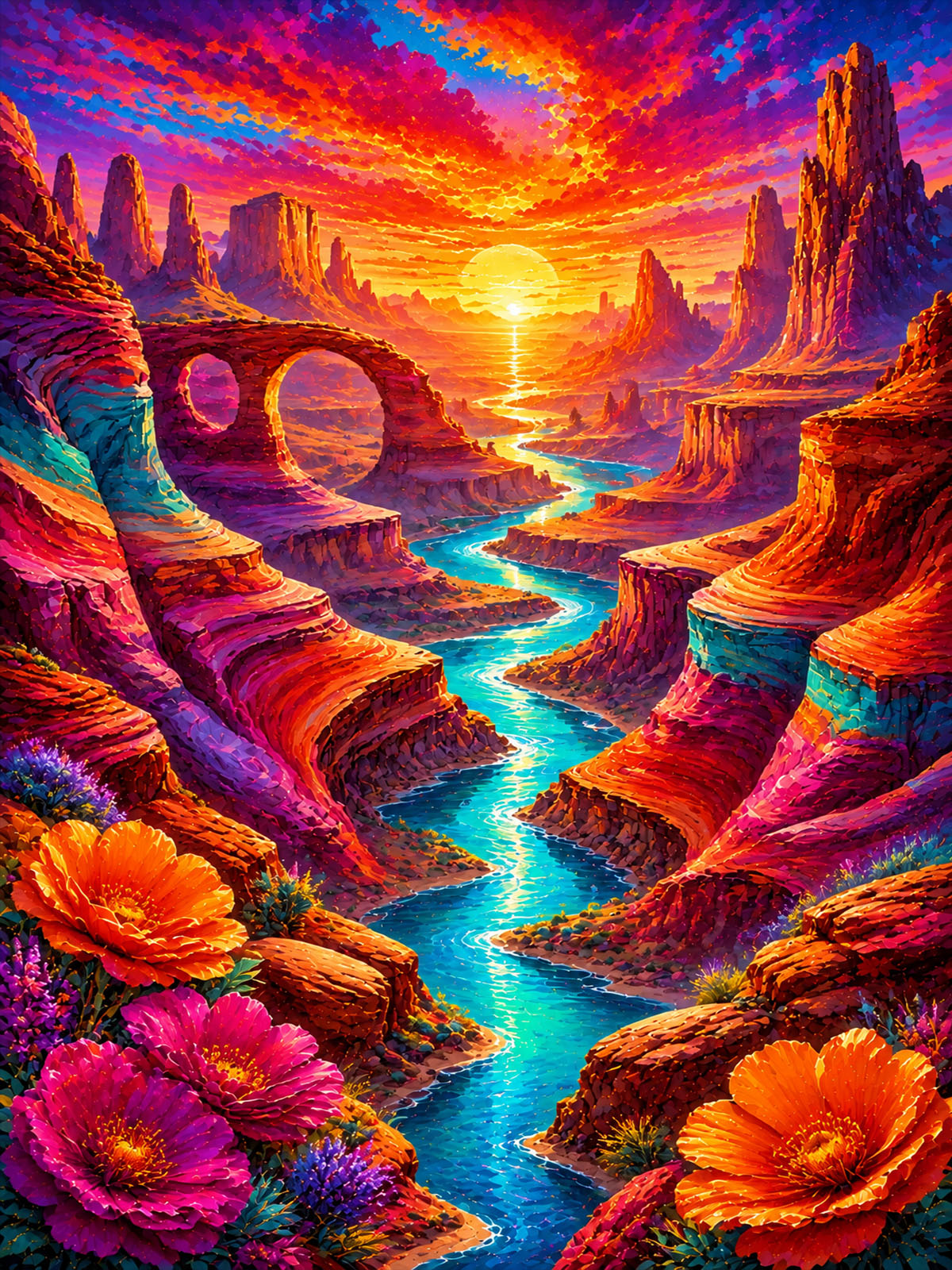 Diamond Painting - Leuchtender Canyon
