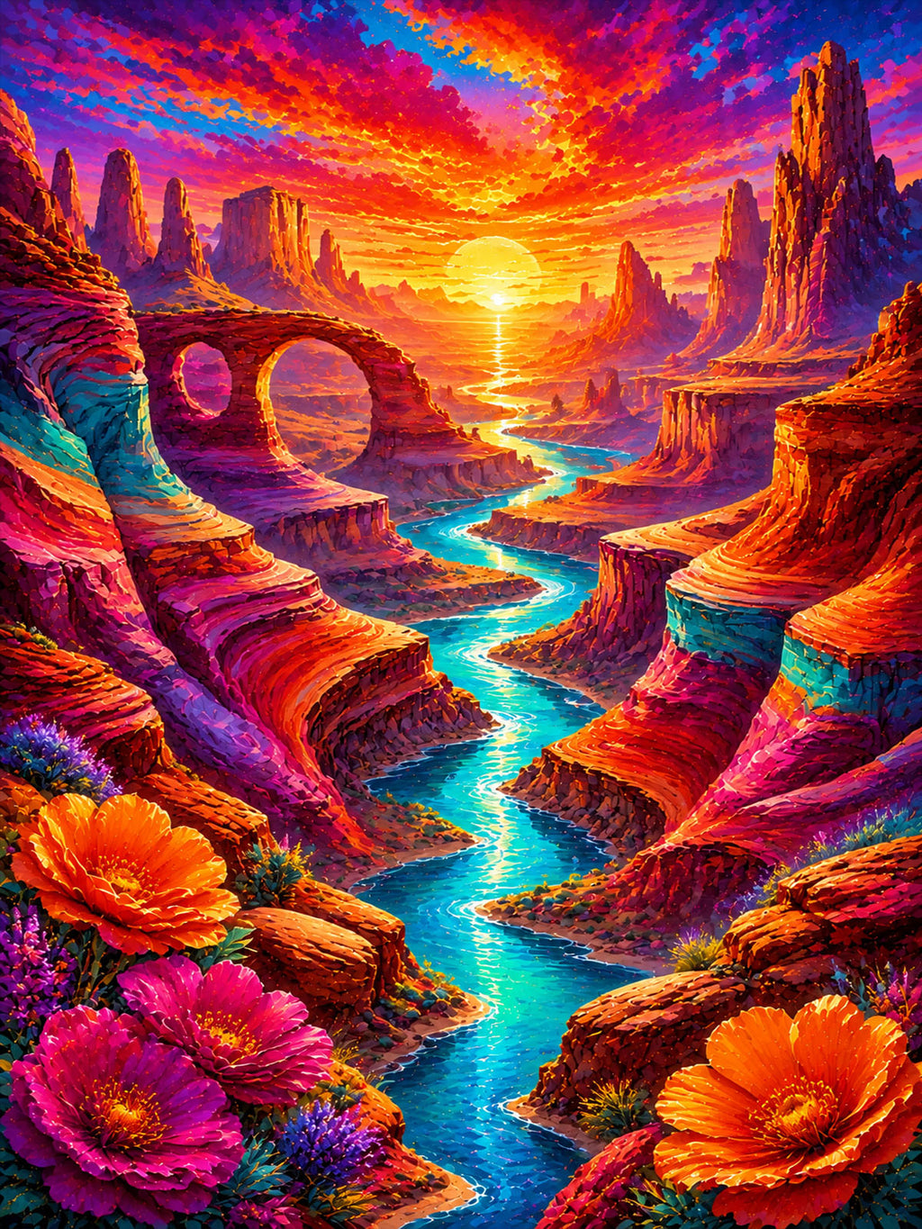 Diamond Painting - Leuchtender Canyon