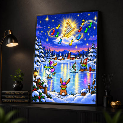 Diamond Painting - Himmlische Wintermelodie