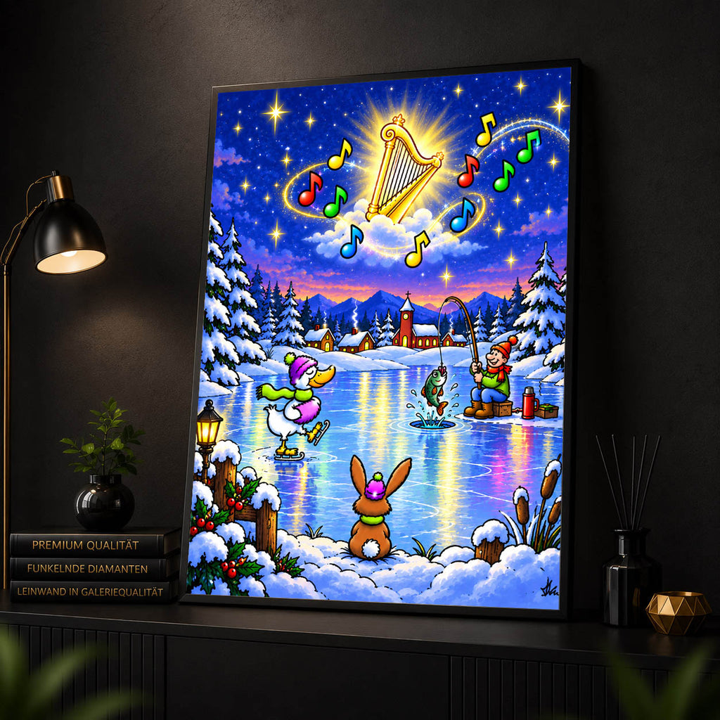Diamond Painting - Himmlische Wintermelodie