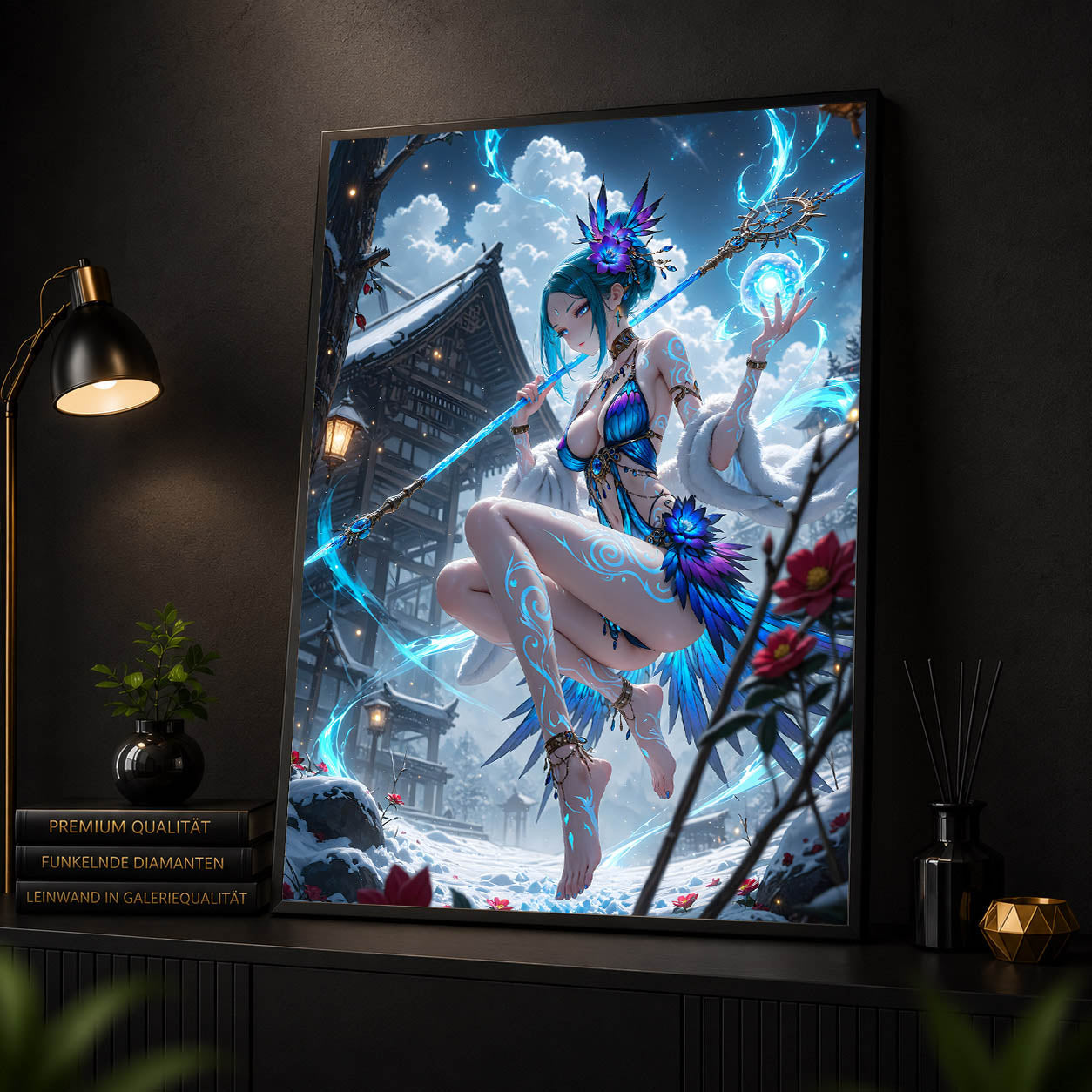 Diamond Painting - Wintermagierin