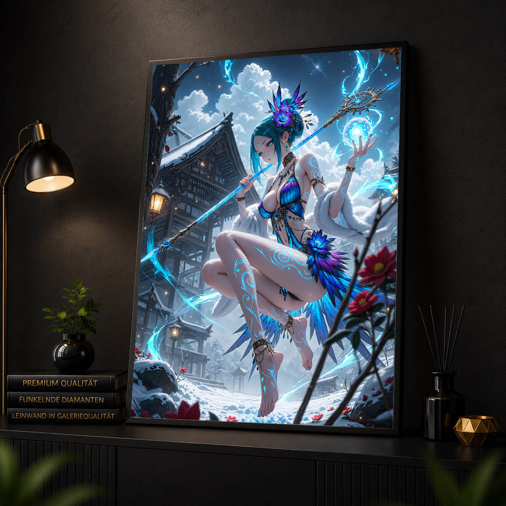 Diamond Painting - Wintermagierin