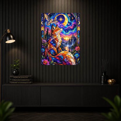 Diamond Painting - Fuchs der Himmelswelten
