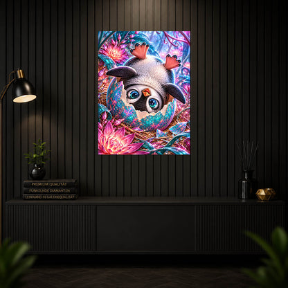 Diamond Painting - Pingi aus dem Ei