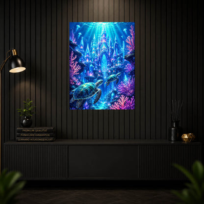 Diamond Painting - Unterwasser Kristallschloss