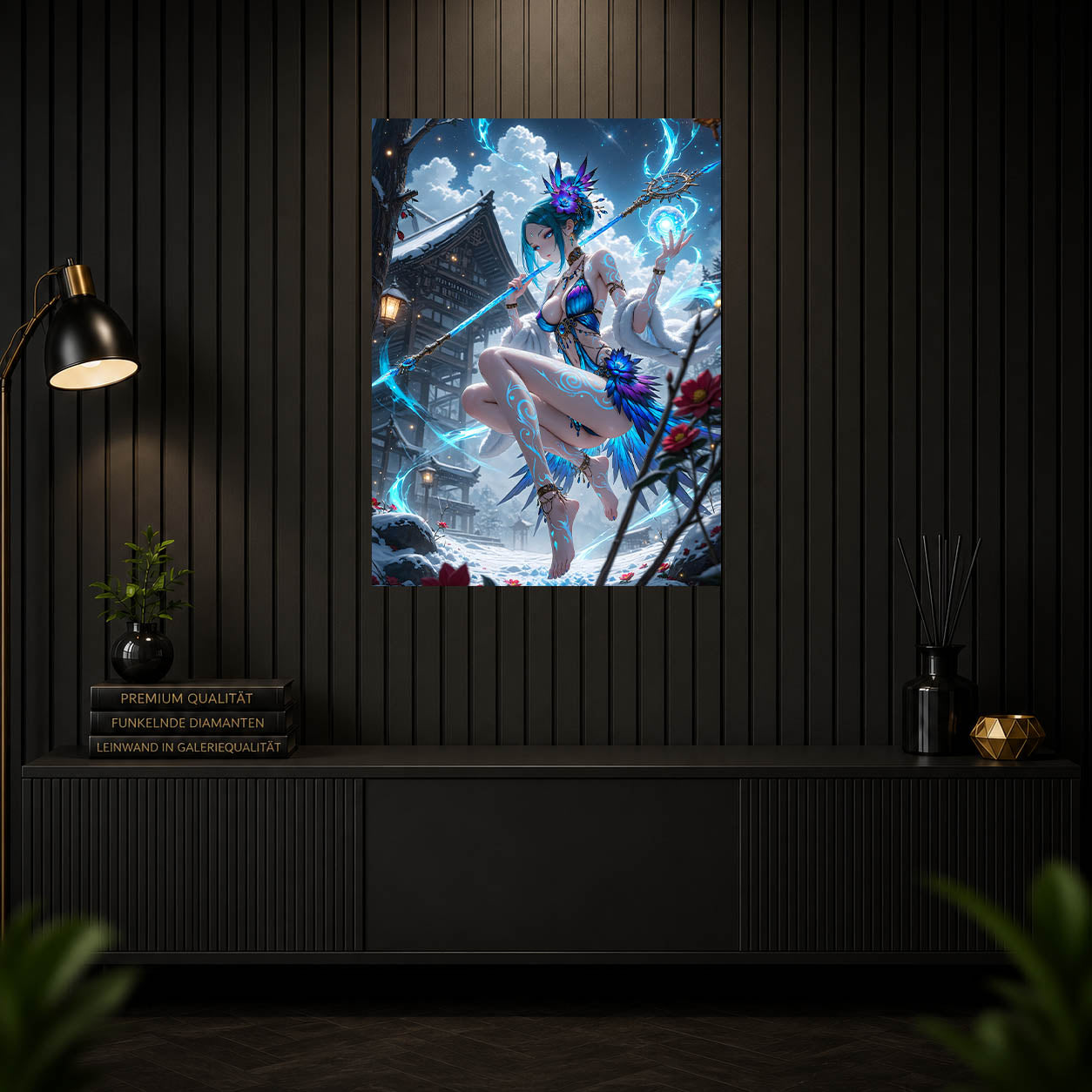Diamond Painting - Wintermagierin
