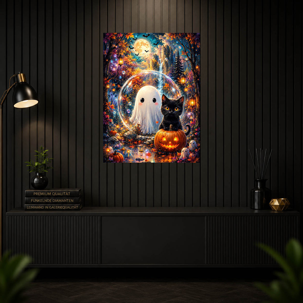 Diamond Painting – Kleine Freunde der Geisternacht