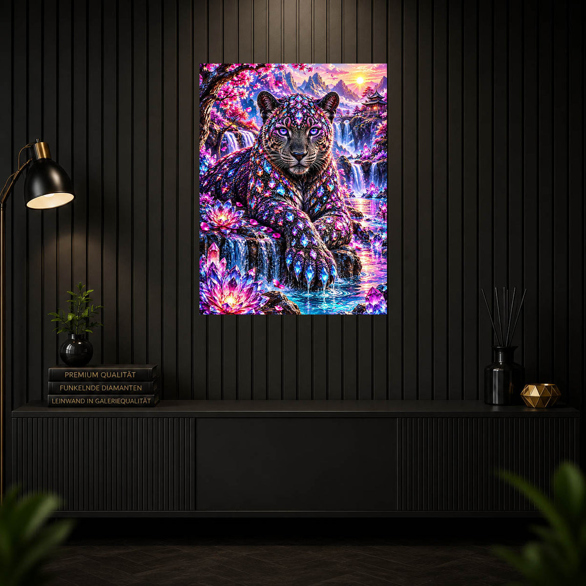 Diamond Painting - Juwelenwächter des Blütenreichs