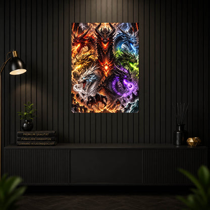 Diamond Painting - Herrscher der sechs Elemente