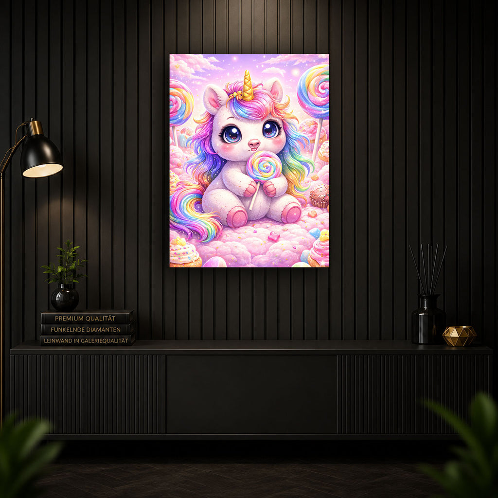 Diamond Painting - Zuckereinhorn
