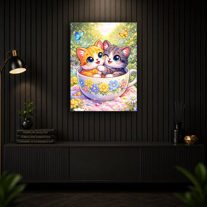 Diamond Painting - Katzenbuddies