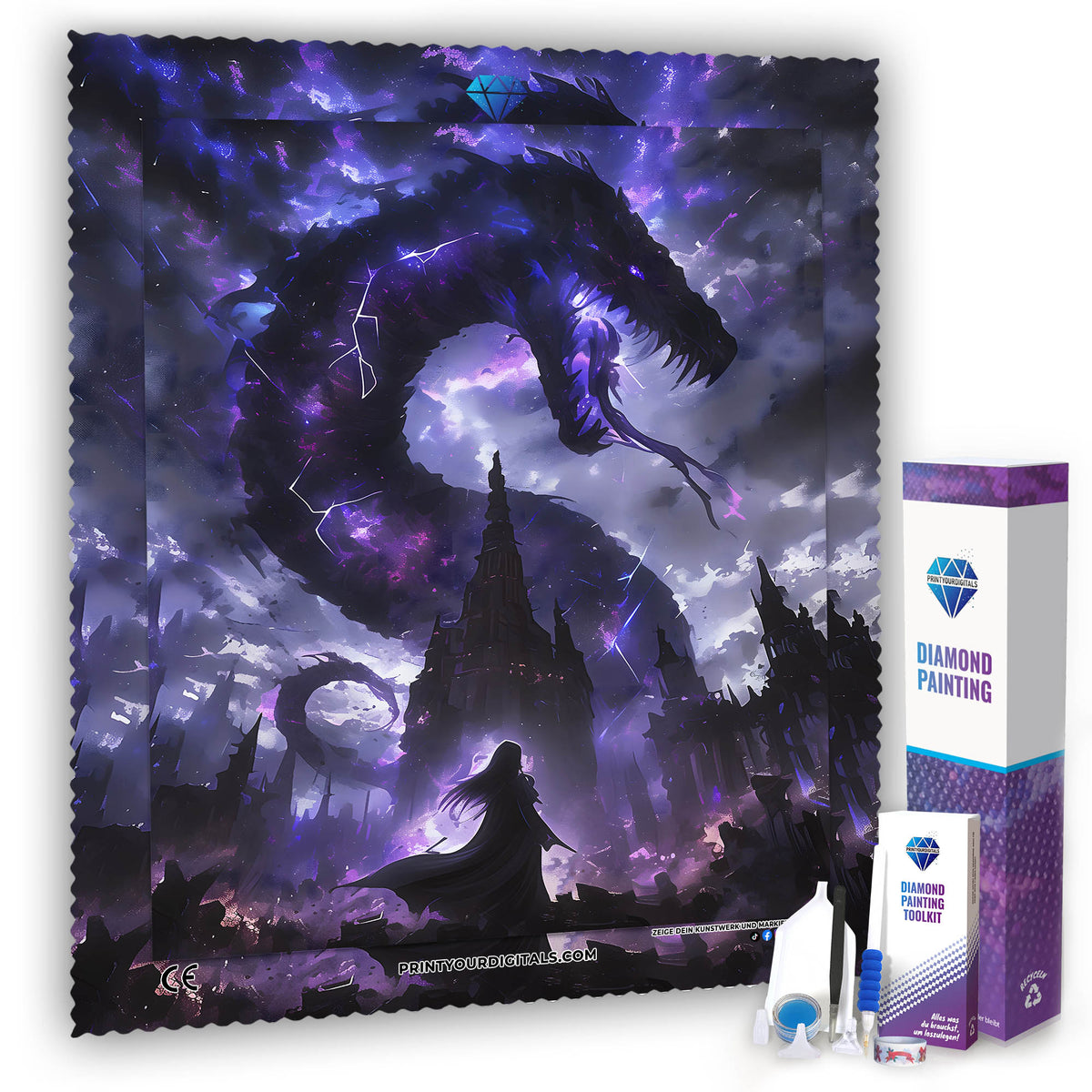 Diamond Painting - Schattendrache