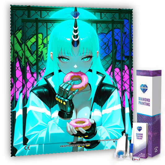 Diamond Painting - Neon Oni Girl
