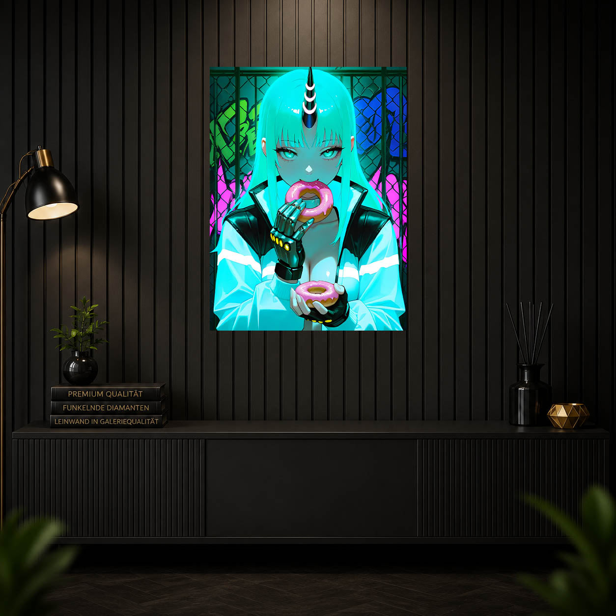 Diamond Painting - Neon Oni Girl
