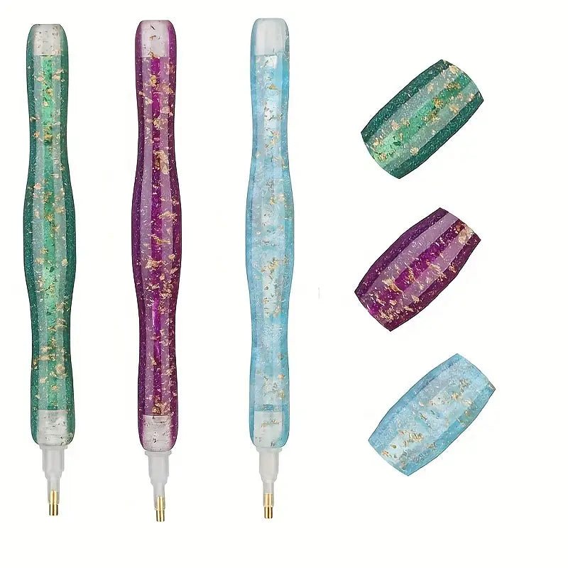 Diamond Painting Stift aus Harz – inkl. 6 Ersatzspitzen