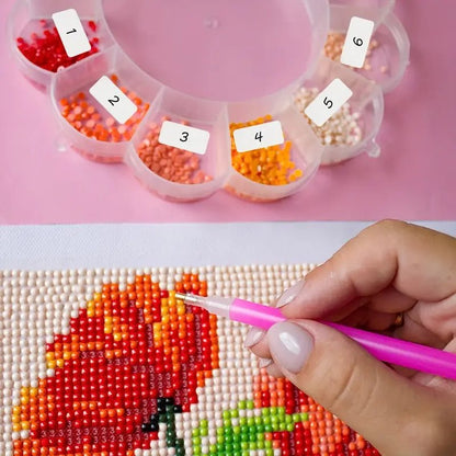 500 Etiketten Quadratische Diamond Painting Label