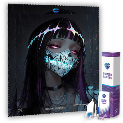 Diamond Painting - Skelettmädchen