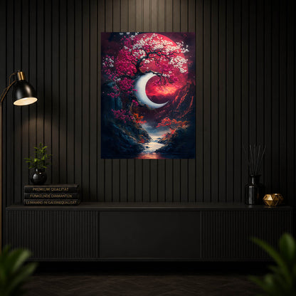 Diamond Painting - Kirschblütenmond