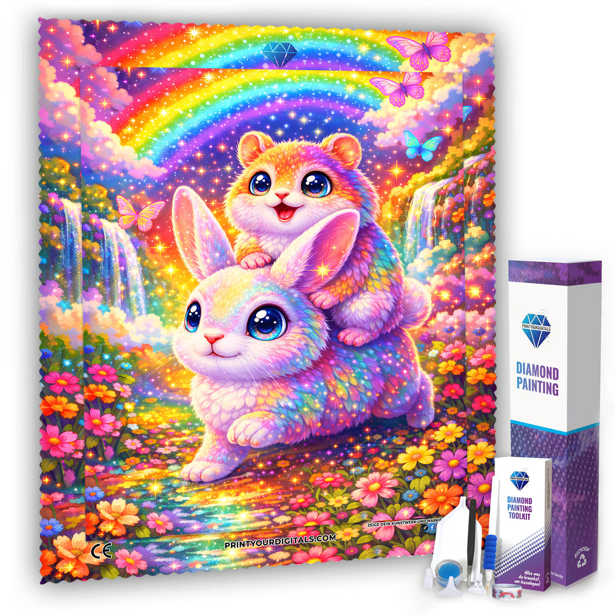 Diamond Painting – Regenbogenfreunde