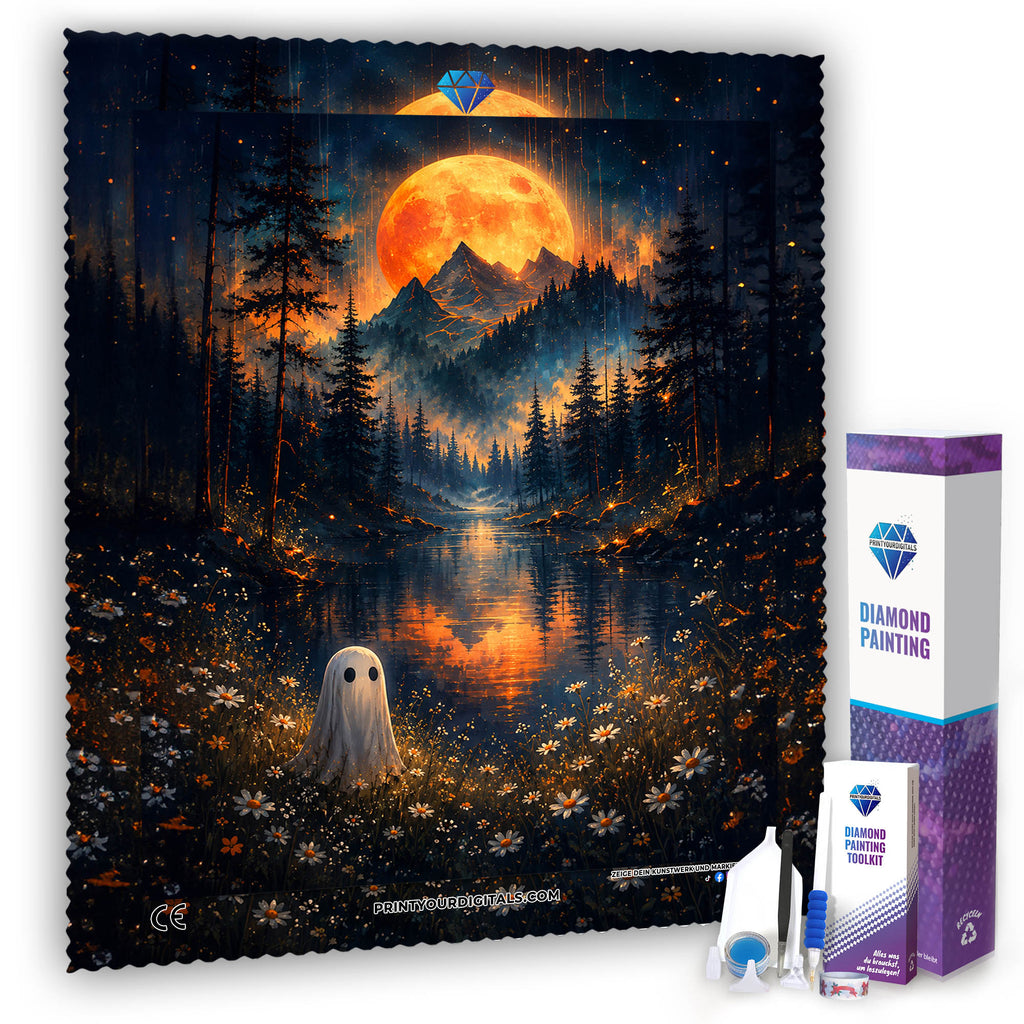 Diamond Painting - Kleiner Geist am Mondsee
