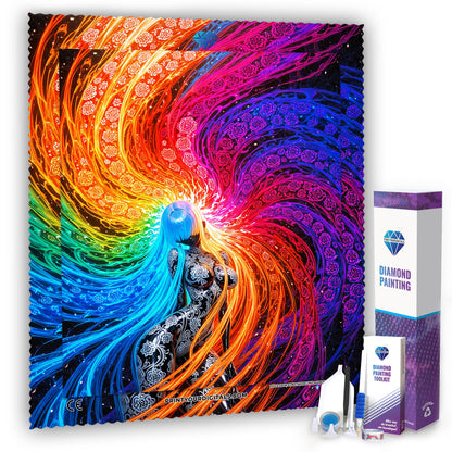 Diamond Painting - Seele der Farben