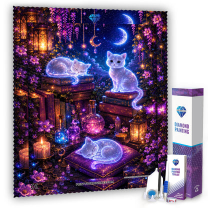 Diamond Painting - Katzengeister