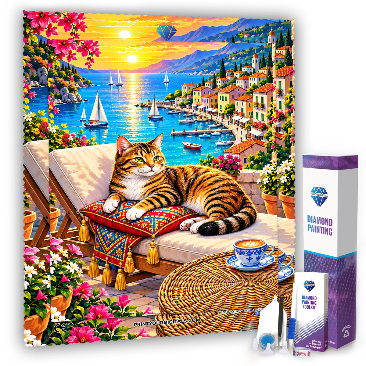 Diamond Painting - Urlaubsfieber