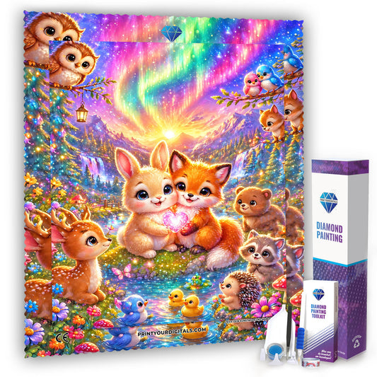 Diamond Painting - Magische Waldfreunde
