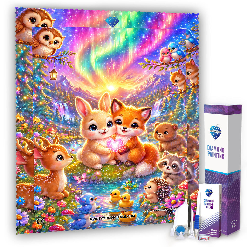 Diamond Painting - Magische Waldfreunde