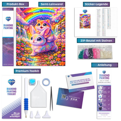 Diamond Painting – Regenbogenfreunde