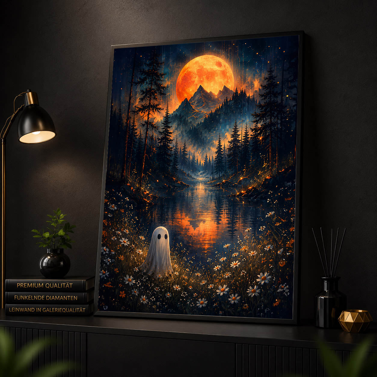 Diamond Painting - Kleiner Geist am Mondsee
