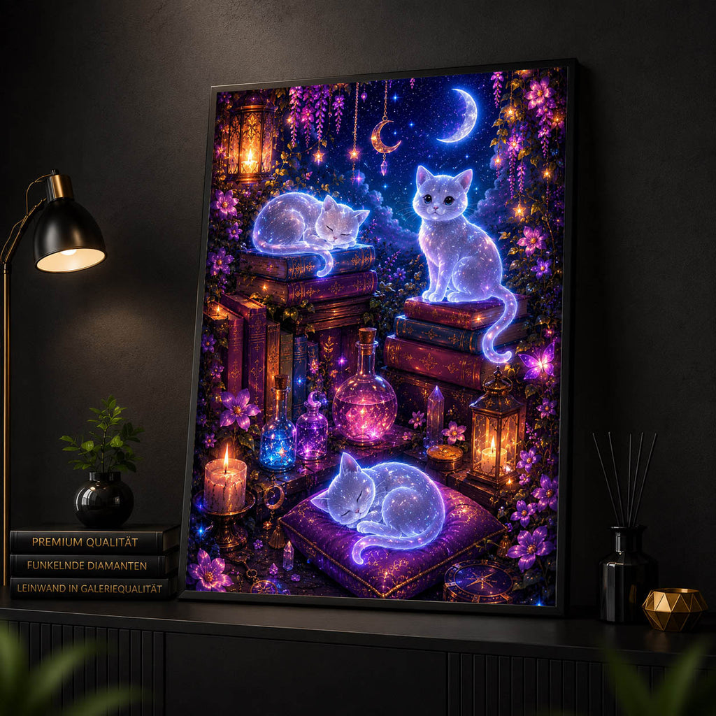 Diamond Painting - Katzengeister