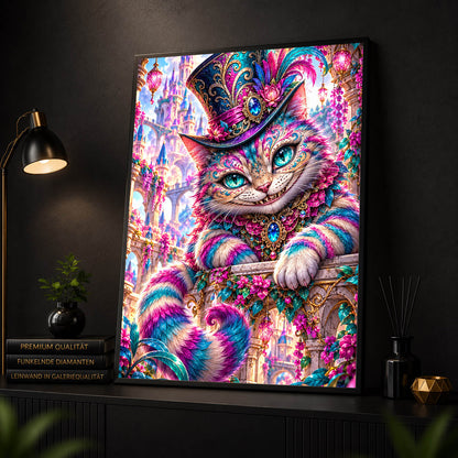 Diamond Painting - Grinsekatze Magie