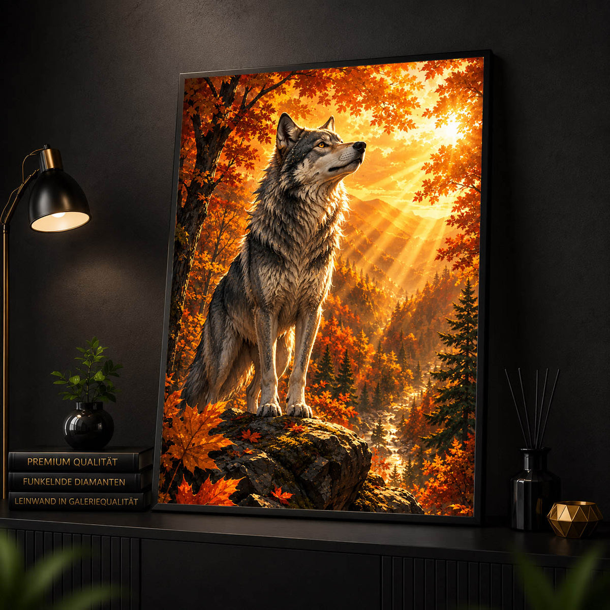Diamond Painting - Wächter des goldenen Herbstes