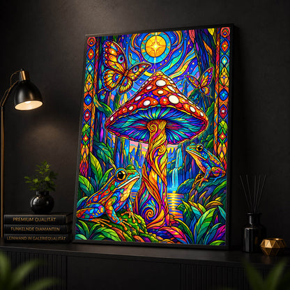 Diamond Painting - Regenbogenpilz