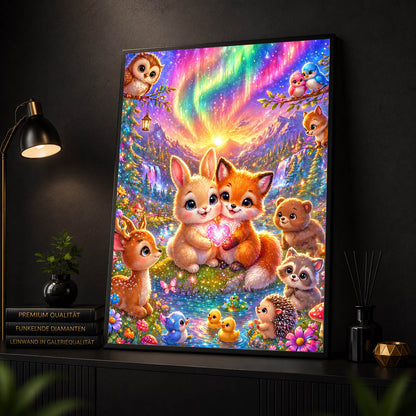 Diamond Painting - Magische Waldfreunde