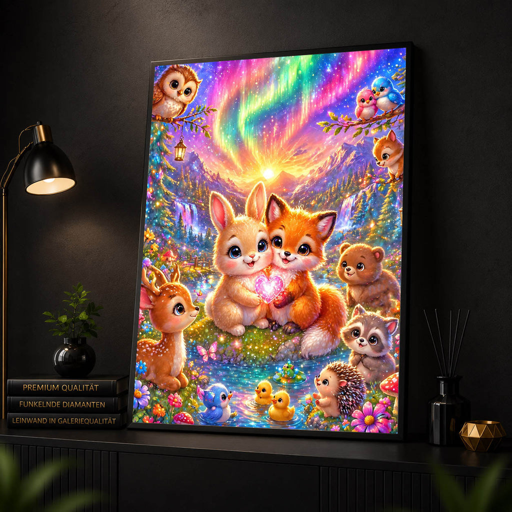 Diamond Painting - Magische Waldfreunde