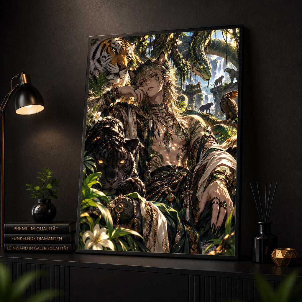 Diamond Painting - Tigeris, der wilde Wächter