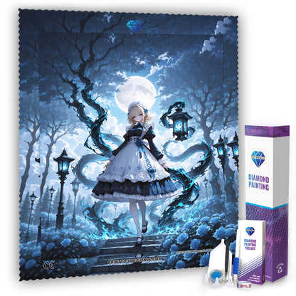 Diamond Painting - Mondlicht Puppenmädchen