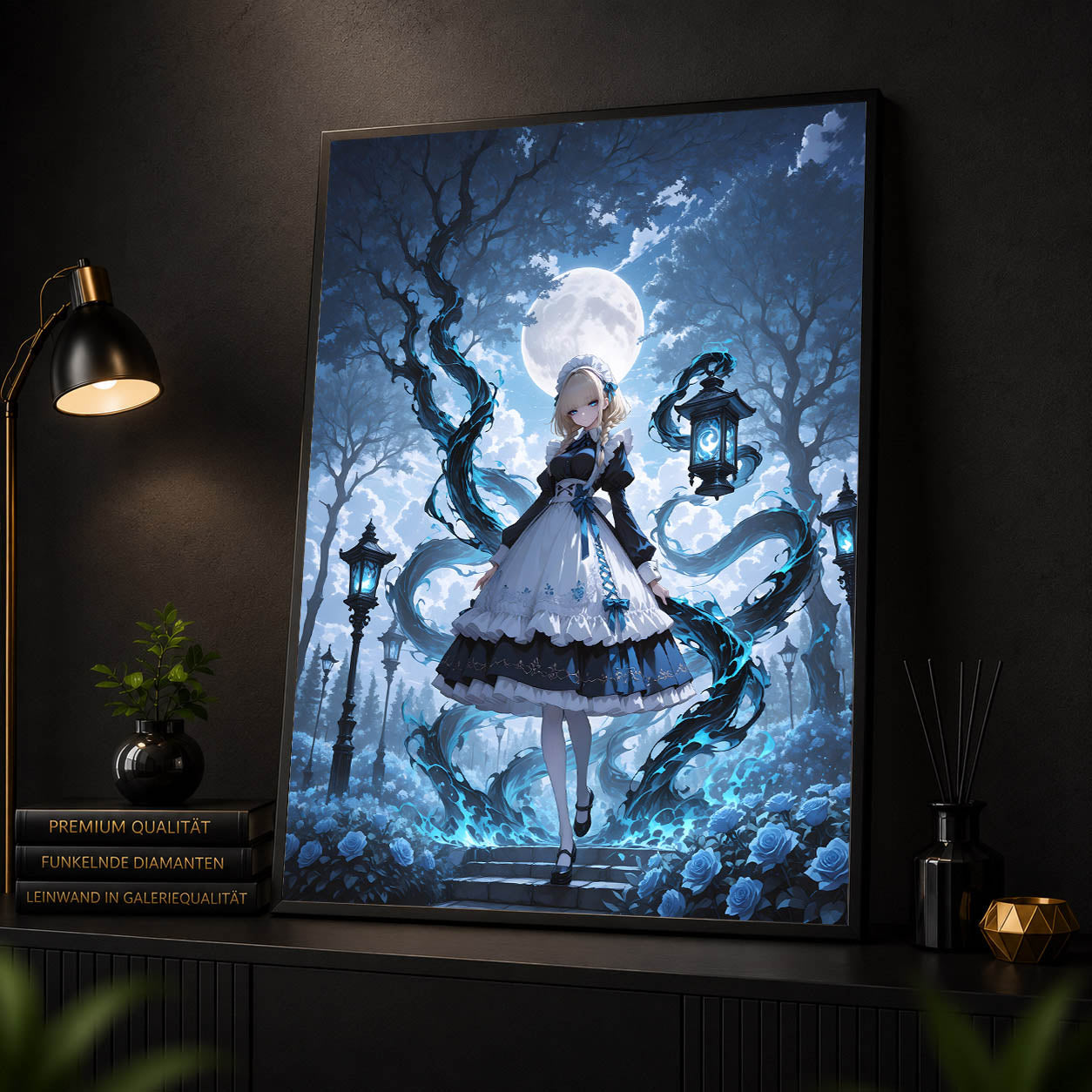 Diamond Painting - Mondlicht Puppenmädchen