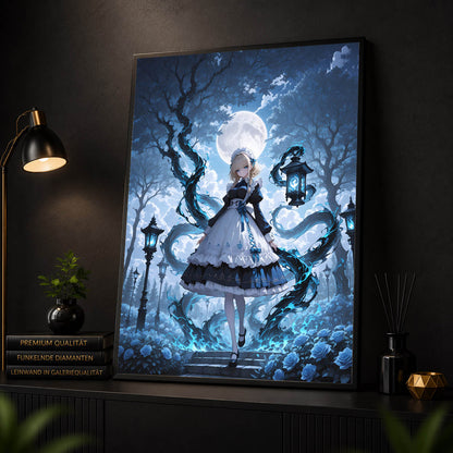 Diamond Painting - Mondlicht Puppenmädchen