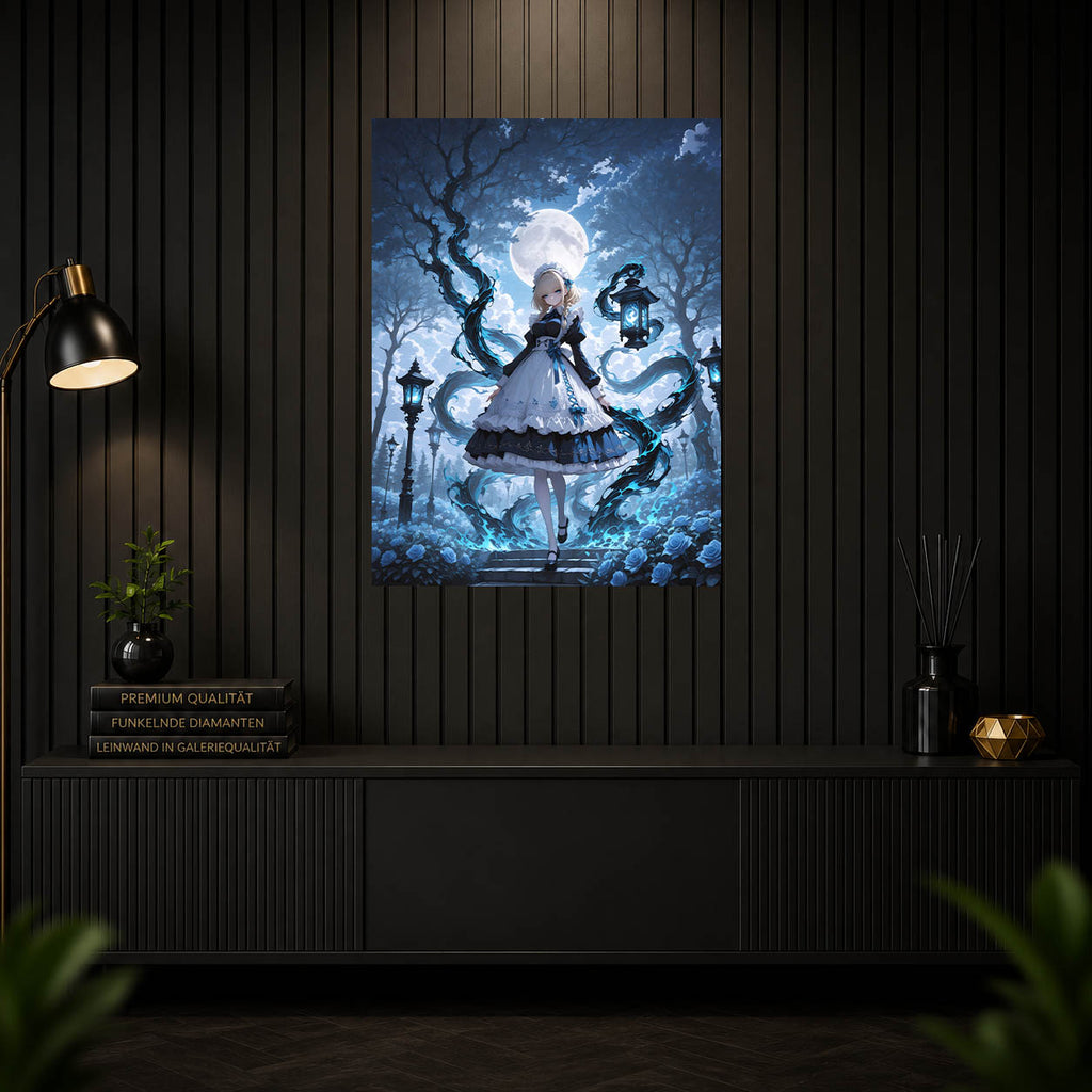 Diamond Painting - Mondlicht Puppenmädchen