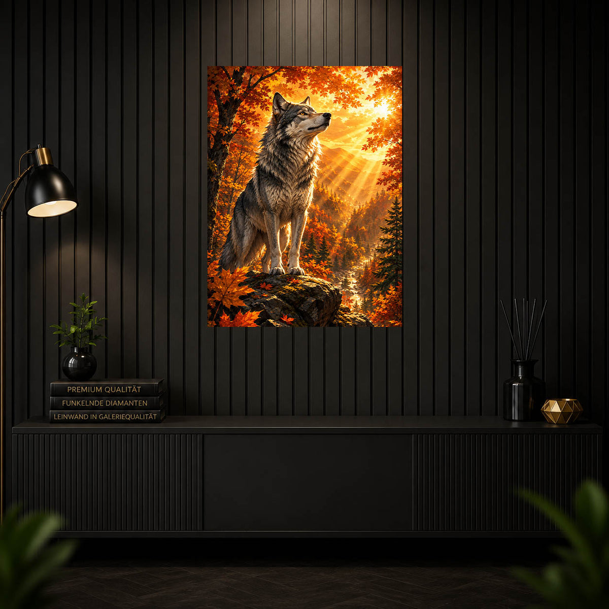Diamond Painting - Wächter des goldenen Herbstes