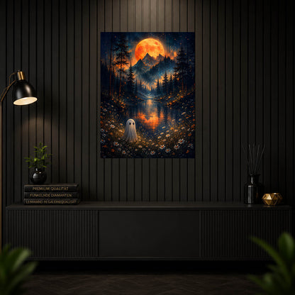 Diamond Painting - Kleiner Geist am Mondsee