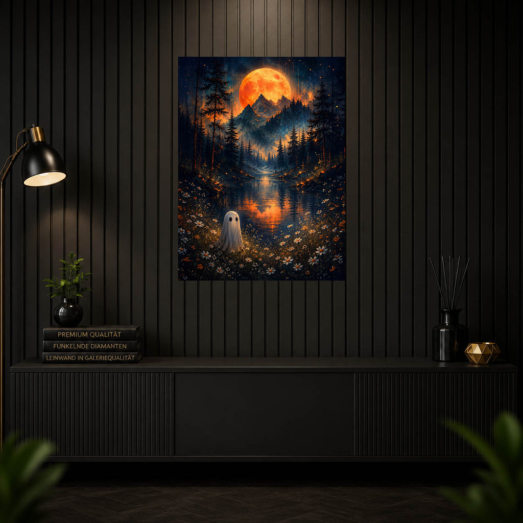 Diamond Painting - Kleiner Geist am Mondsee